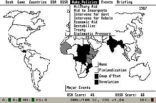 Screenshot Thumbnail / Media File 1 for Balance of Power (1987)(Mindscape)[cr Extended Enigma Inc.][a]